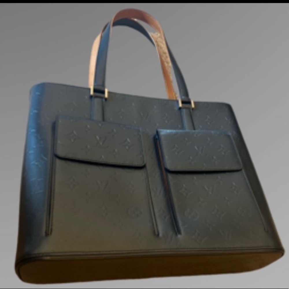 Louis Vuitton Dark Grey Monogram Mat Wilwood Tote Bag**** sold*** - Picture 1 of 12